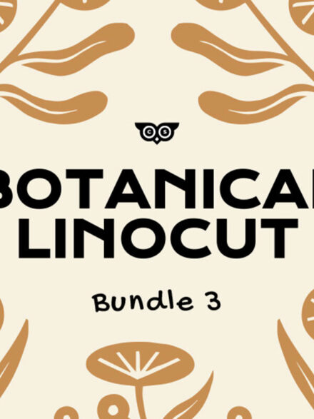 Botanical Linocut Bundle 3 Graphics - Image 4