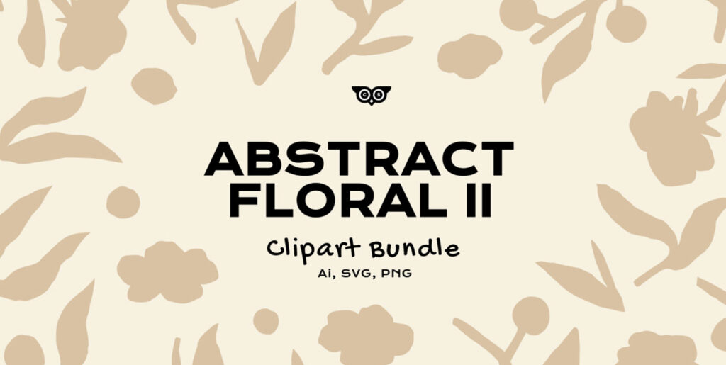 Abstract Floral II Clipart Bundle Graphics - Image 1