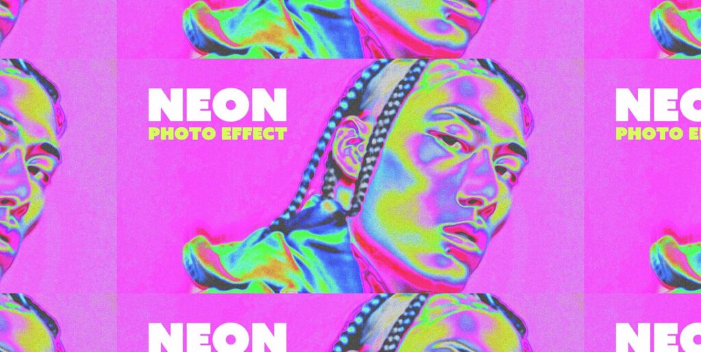Acid Neon Photo Effect Extra - Image 1