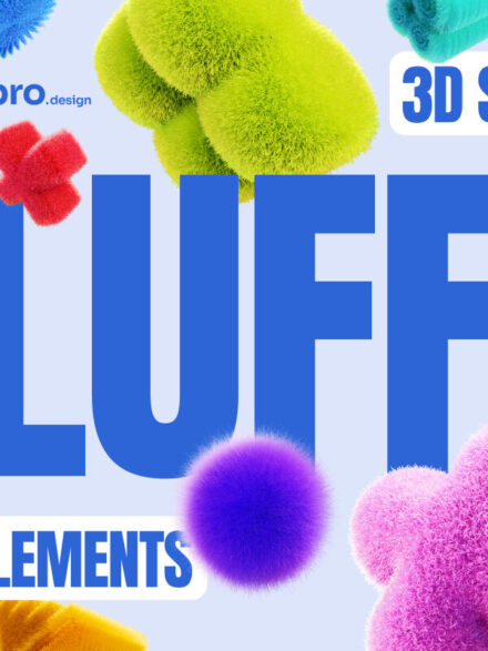 159 Fluffy 3D illustrations Graphics - Image 1
