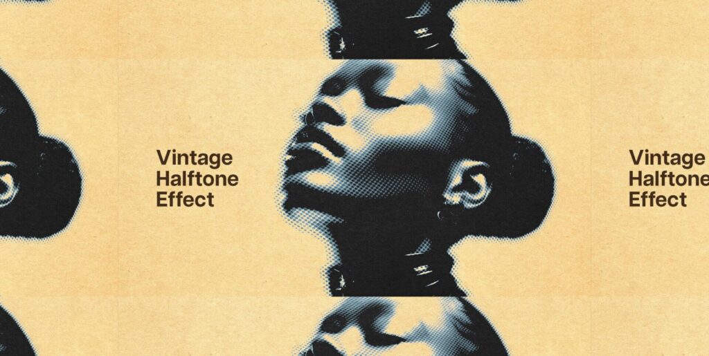 Vintage Riso Halftone Photo Effect Extra - Image 2