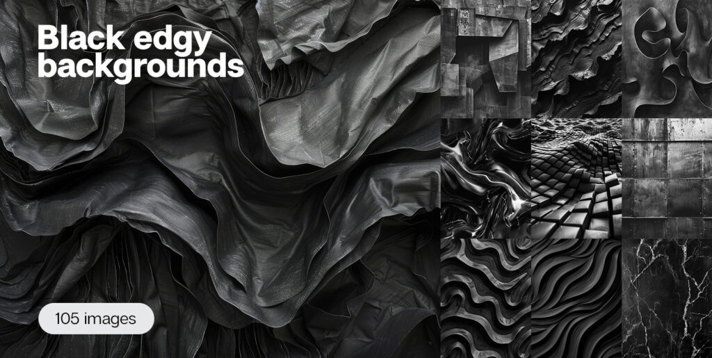 Black Edgy Backgrounds Graphics - Image 2