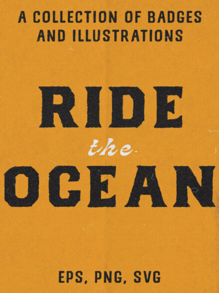 Vintage Surf Badge & Illustrations Graphics - Image 1