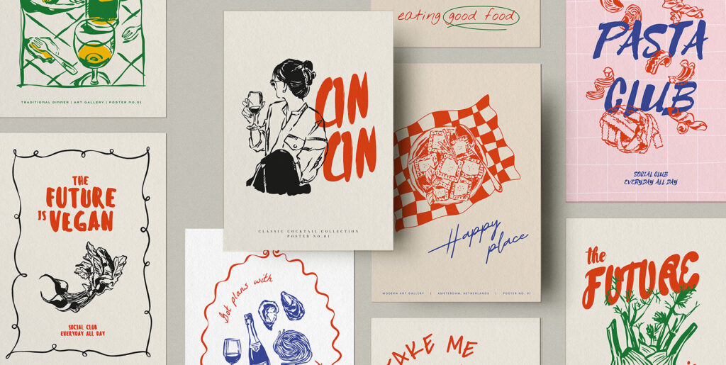 Food Print Poster Collection Part 3 Graphics - Image 1