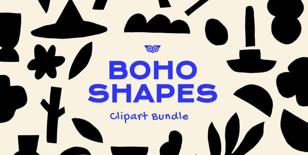 Boho Shapes Clipart Bundle Graphics - Image 1