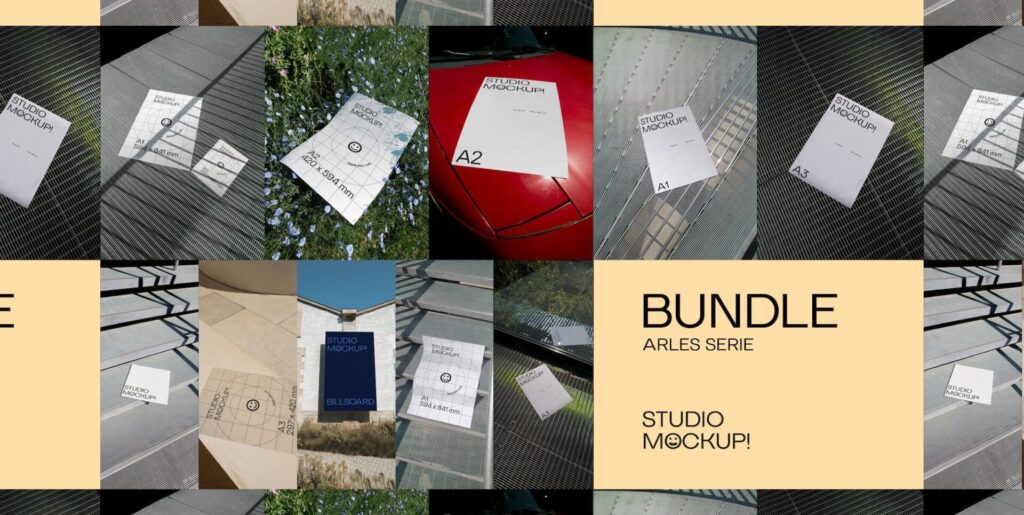 Arles Series – Bundle 10 Poster Mockups Graphics - Image 1