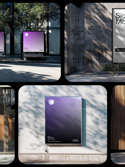 Signboard Advertising Mockups Graphics - Image 3