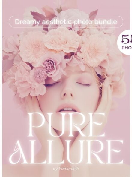 Pure Allure – Beauty  Stock Photo Bundle Graphics - Image 1