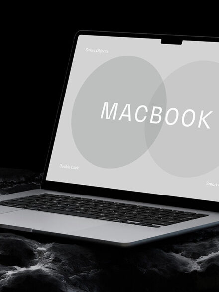 Macbook Air Device Mockup Graphics - Image 1