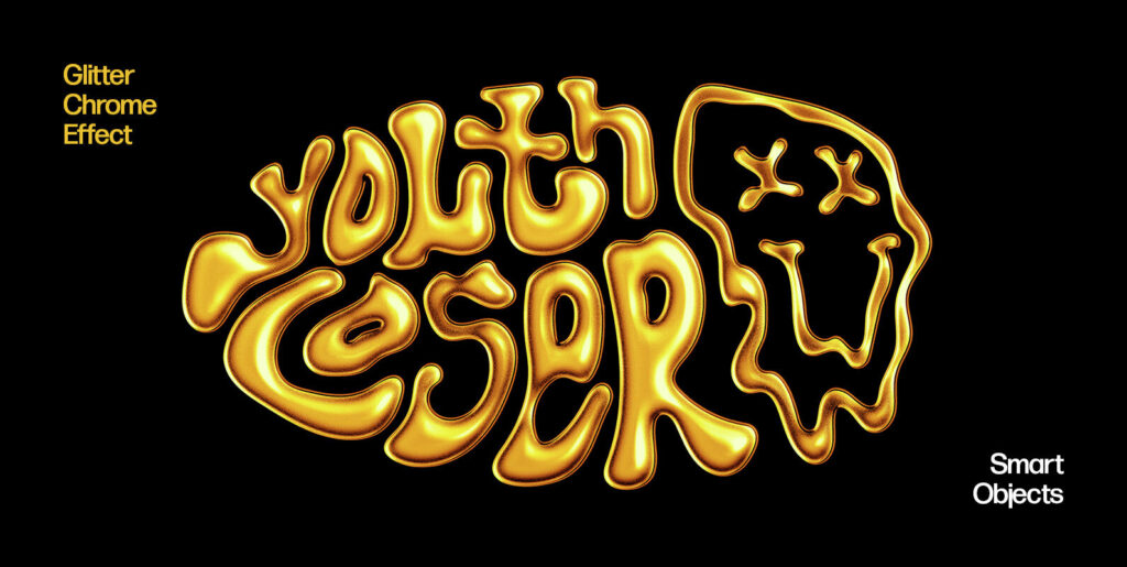 Glitter Chromatic Text Effect Extra - Image 1