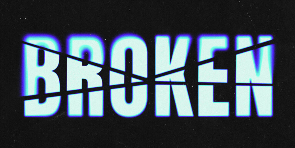 Broken Blur Text Effect Extra - Image 2