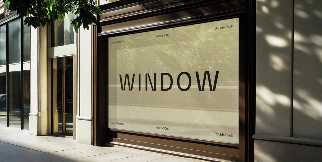 Window Banner Mockup Graphics - Image 1
