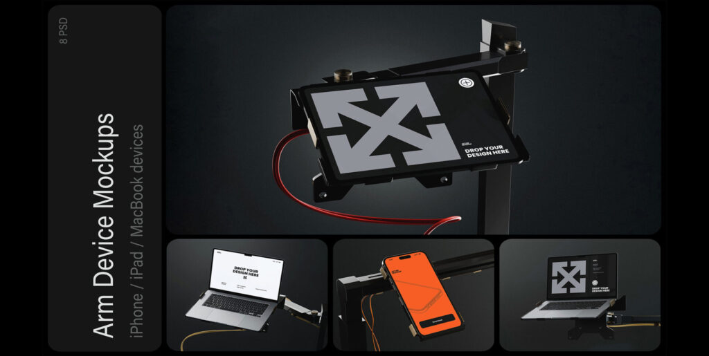 Arm Device Mockups Graphics - Image 1