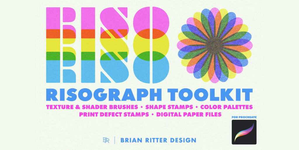 Risograph Toolkit for Procreate Extra - Image 1