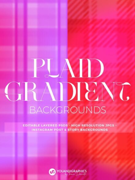 Plaid Gradient Backgrounds Graphics - Image 11