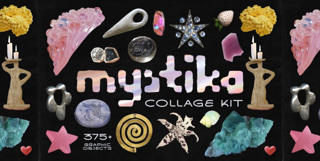 Mystika Collage Kit Graphics - Image 1