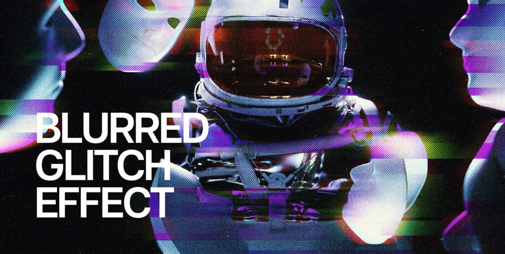 Blurred Glitch Photo Effect Extra - Image 2