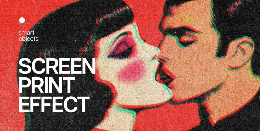 Vintage Screen Printing Design Effect Extra - Image 2