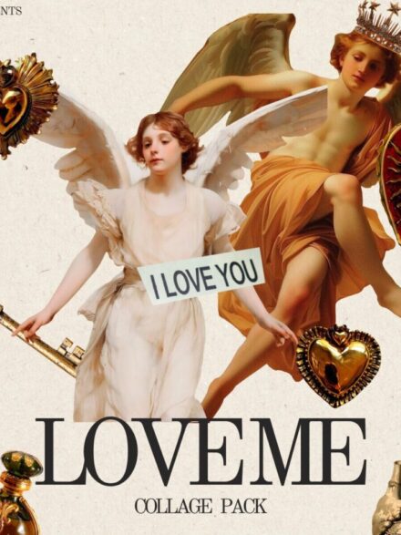 Love me Collage Pack Graphics - Image 12