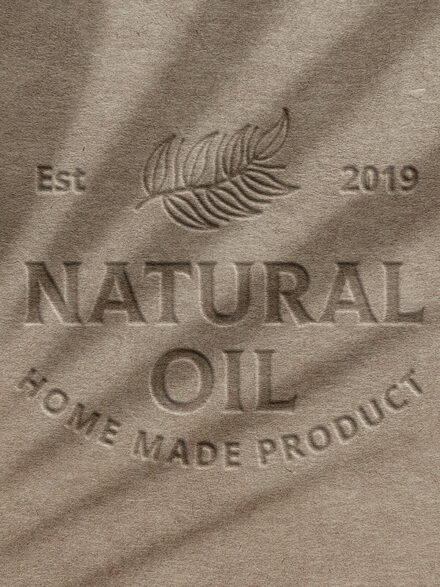 Debossed Paper Logo Mockup Graphics - Image 5
