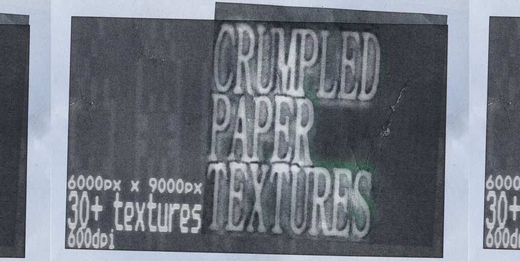 Crumpled Archive Paper Textures Graphics - Image 1