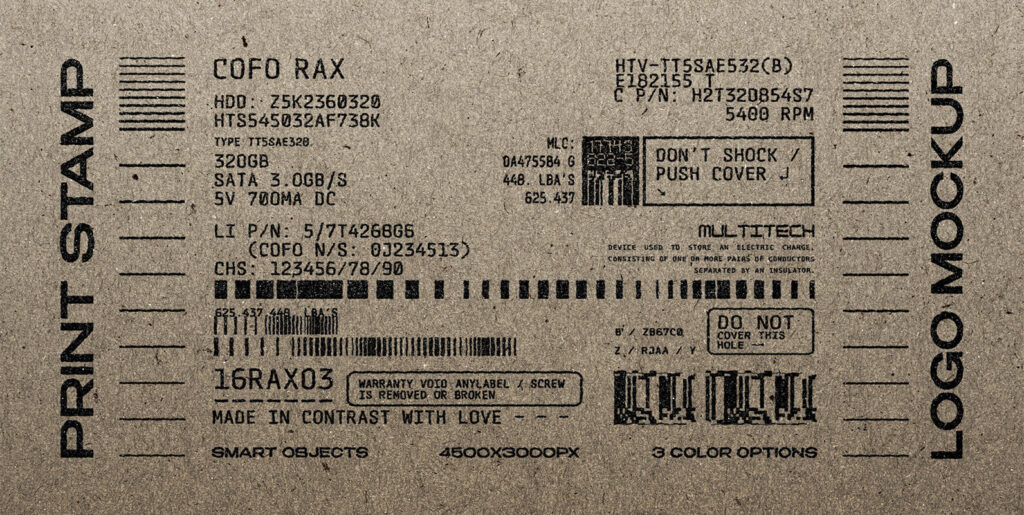 Print Stamp Logo Mockup Extra - Image 1