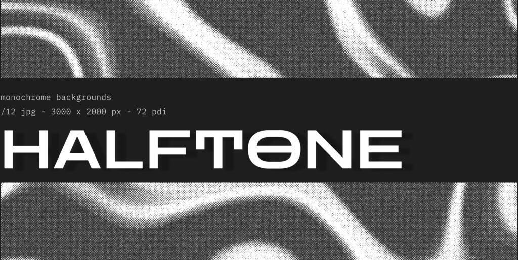 12 Halftone backgrounds Graphics - Image 1
