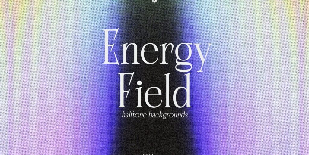 Energy Field Halftone Backgrounds Graphics - Image 1