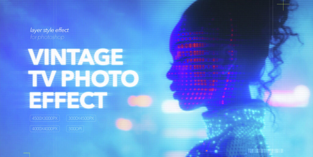 Vintage TV Photo Effect Extra - Image 1