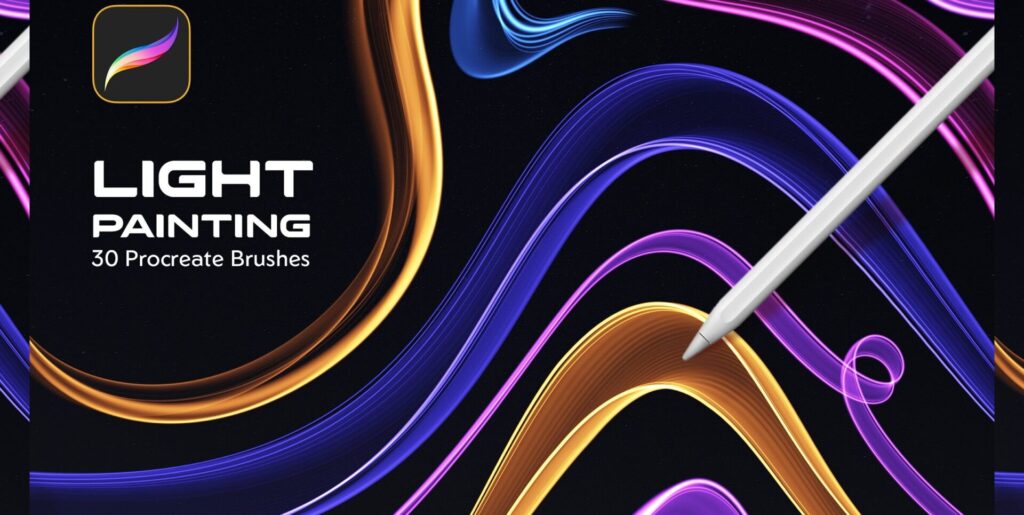 Light Painting Procreate Brushes Extra - Image 1