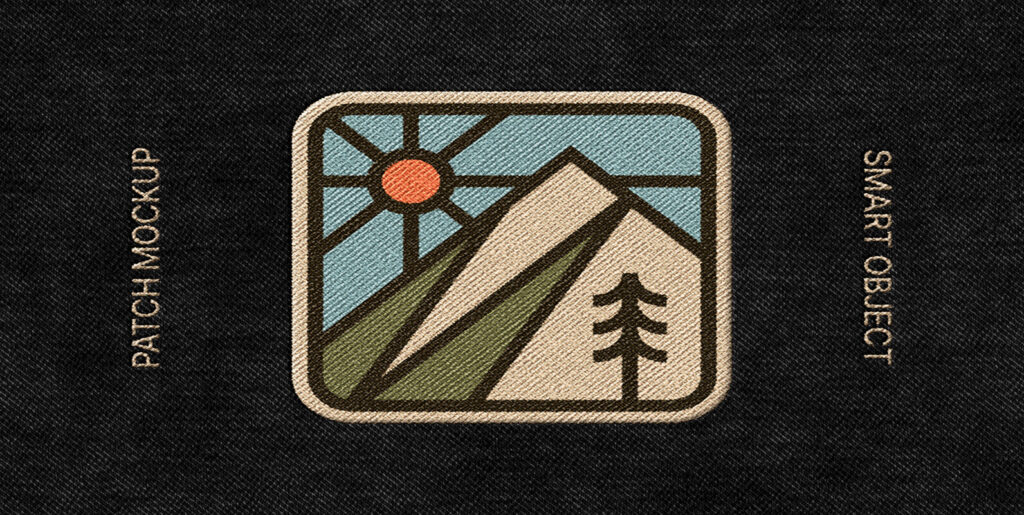 Patch Embroidery Logo Mockup Extra - Image 1