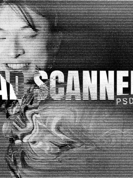 Messy Scanner Image Effect Mockup Extra - Image 3