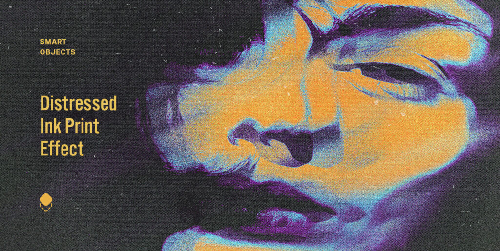 Distressed Ink Print Effect Extra - Image 1