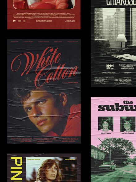 Old Movie Posters Collection Graphics - Image 7