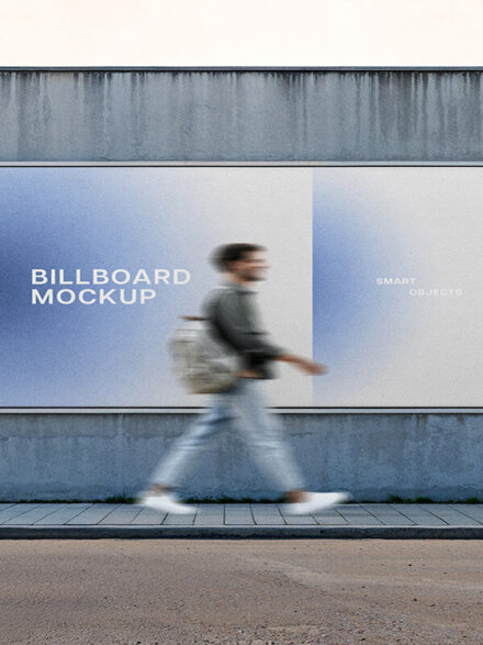 Outdoor Billboard Wall Mockup Graphics - Image 2