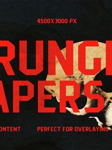 Grunge Paper Textures Collection Graphics - Image 3