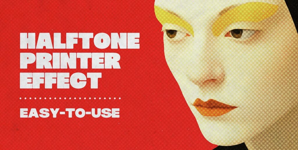 Instant Halftone Printer Photo Effect Extra - Image 1