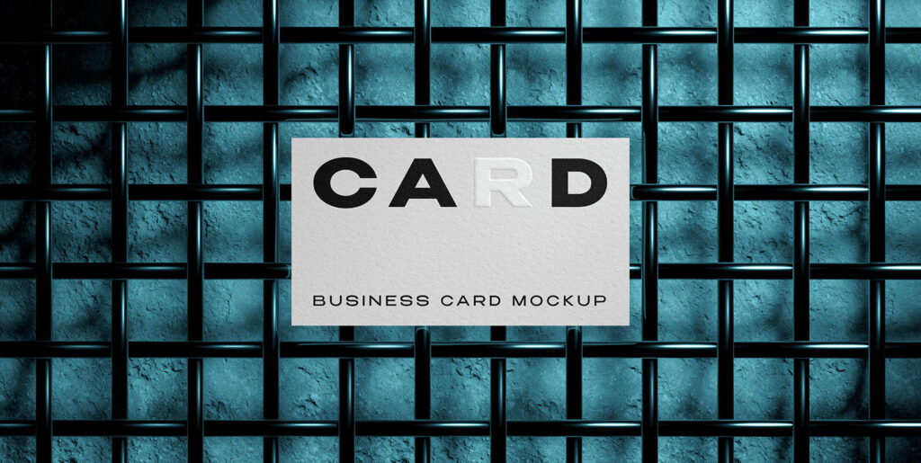 Industrial Business Card Mockup Graphics - Image 1