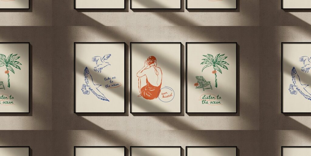 Coastal Lifestyle Posters Graphics - Image 1