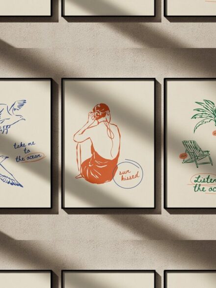 Coastal Lifestyle Posters Graphics - Image 1