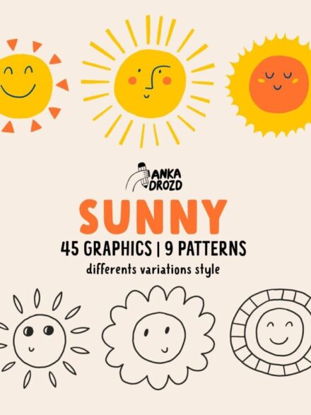 Sunny Illustrations and Patterns Graphics - Image 1