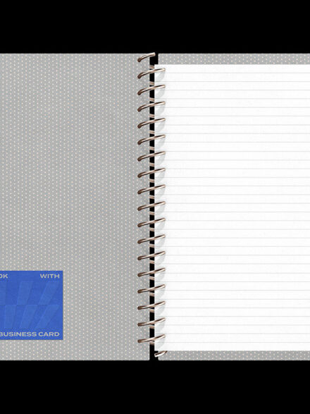 Open Notebook and 90×50 Business Card Mockup Graphics - Image 11