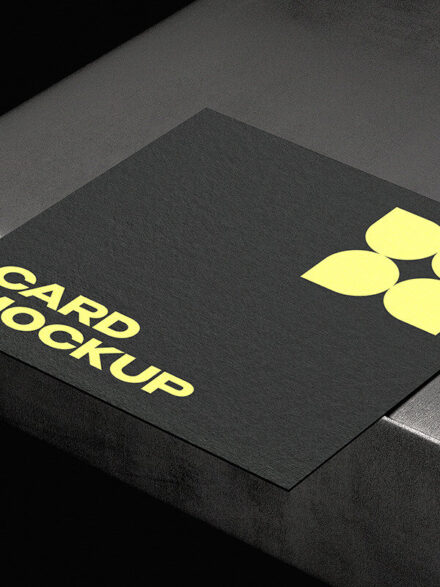 Minimalist Square Card Mockup Graphics - Image 9