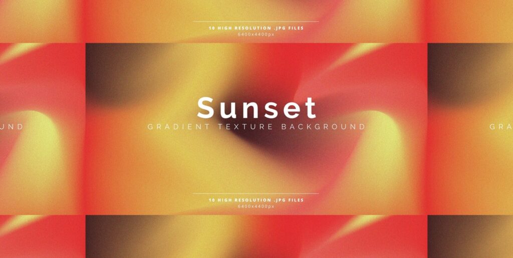 Sunset Gradient Texture Background Graphics - Image 2
