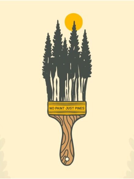 No Paint Just Pines Graphics - Image 3