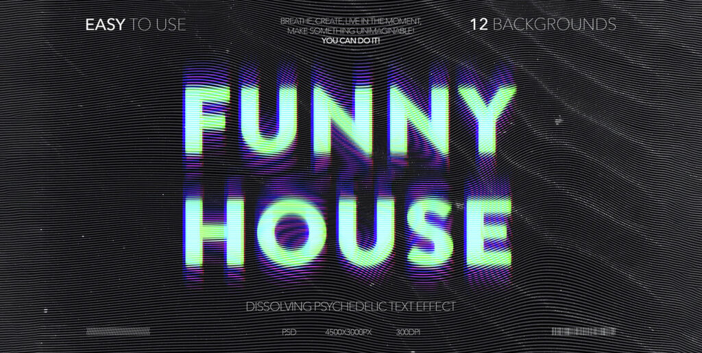 Dissolving Psychedelic Text Effect Extra - Image 2