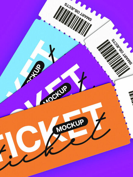 Event Ticket Mockup Collection Graphics - Image 8