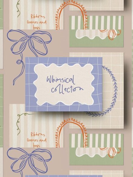 Whimsical Frames and Bows Graphics - Image 7
