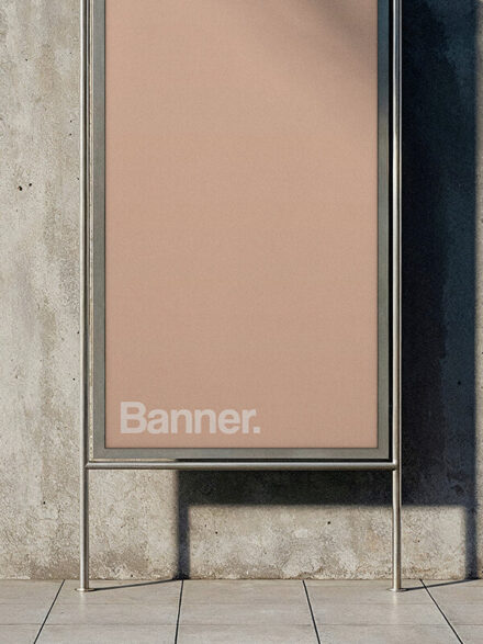 Vertical Outdoor Banner Mockup Graphics - Image 9