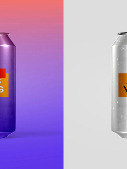 330ml Can Mockup Graphics - Image 2
